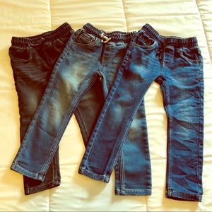 •toddler boys• bundle of three [3] pair of jeans